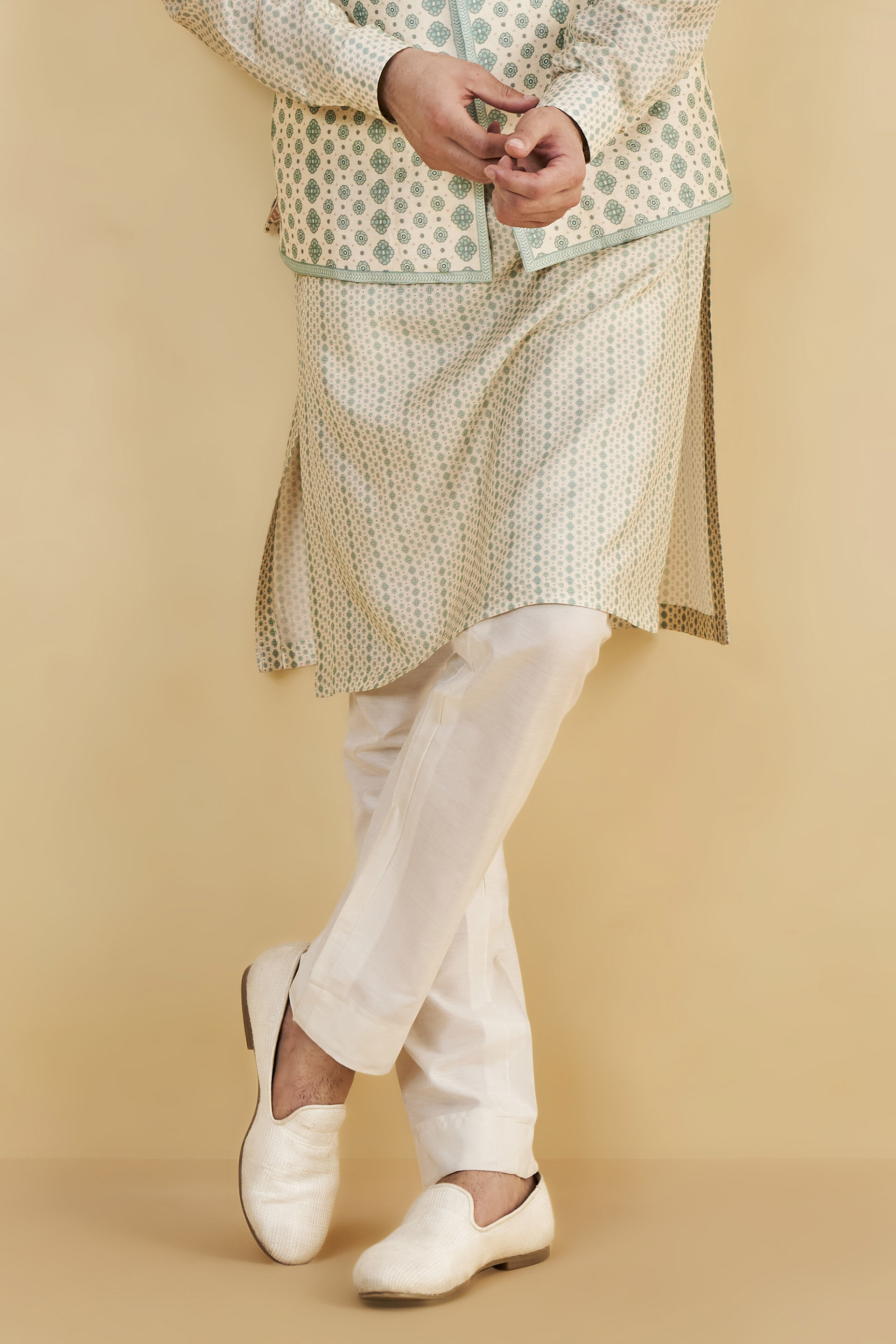 SUITSUPPLY Brescia Trousers Men's UK 36 / W31 Wool Silk Linen Patterned  Grey | eBay