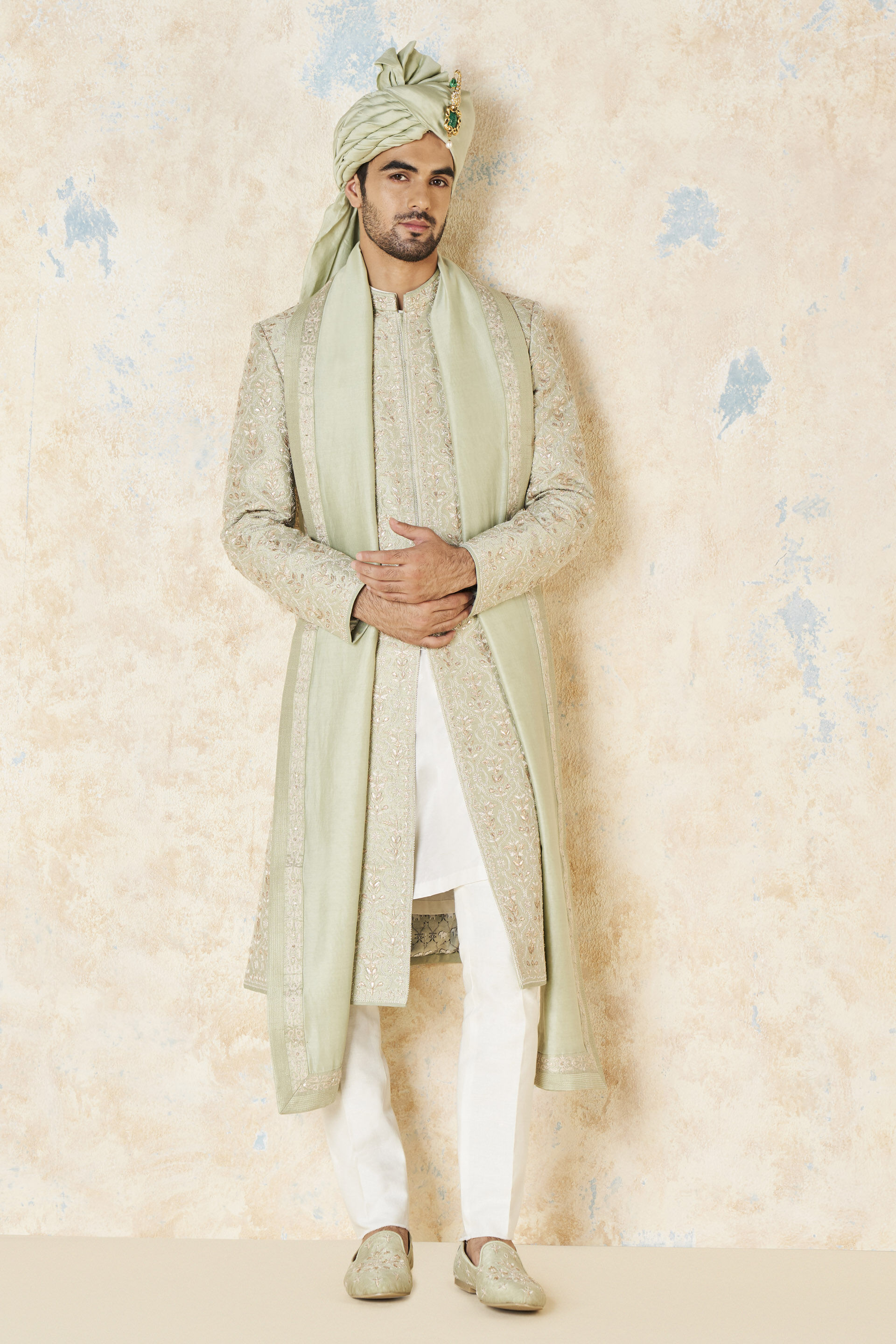 Indowestern & Pajama for Men Sherwani Set for Men Wedding Outfit for Men |  eBay