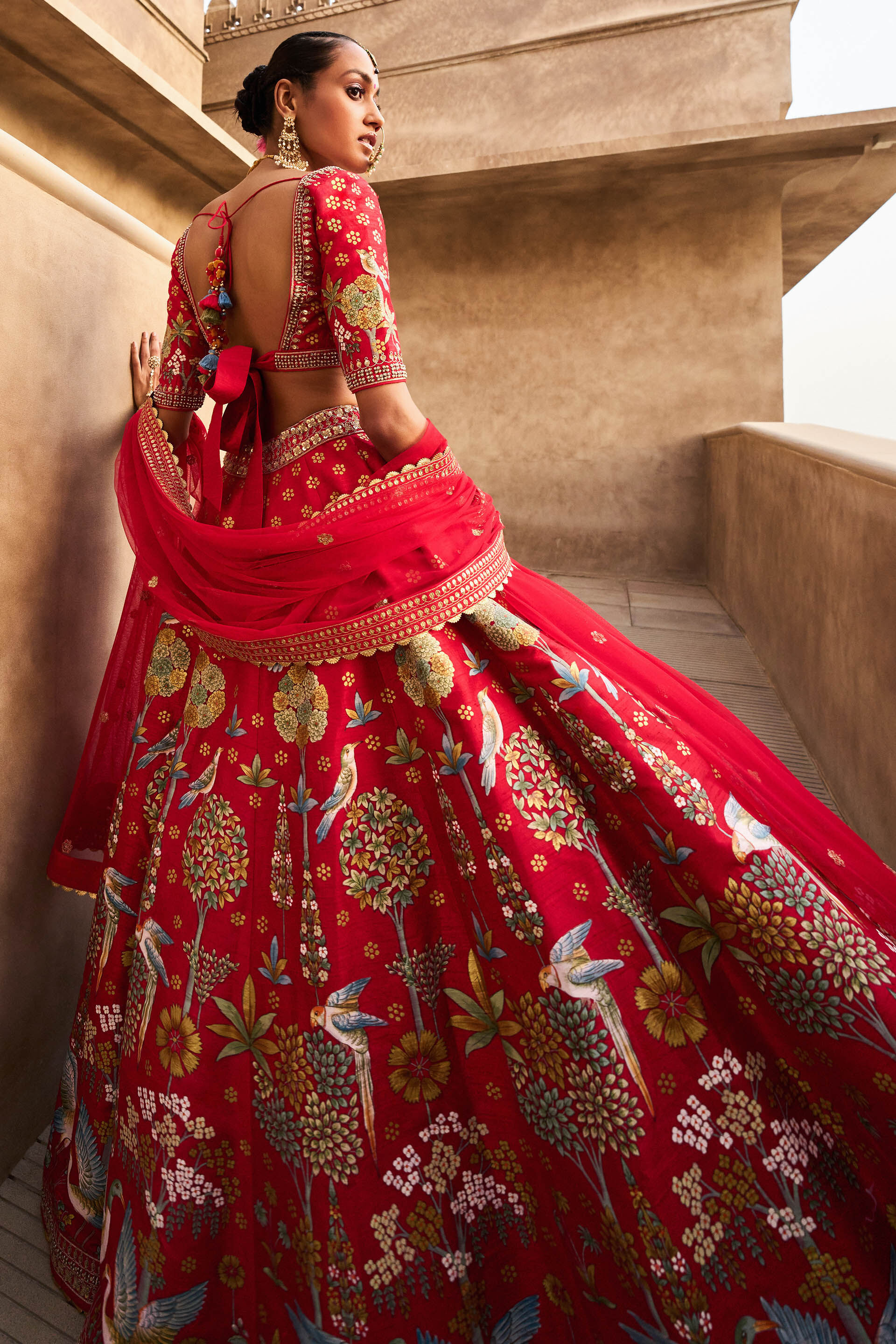 Buy Nartakee Lehenga - Lime Online from Anita Dongre | Lehenga, Indian  wedding outfit, Fashion