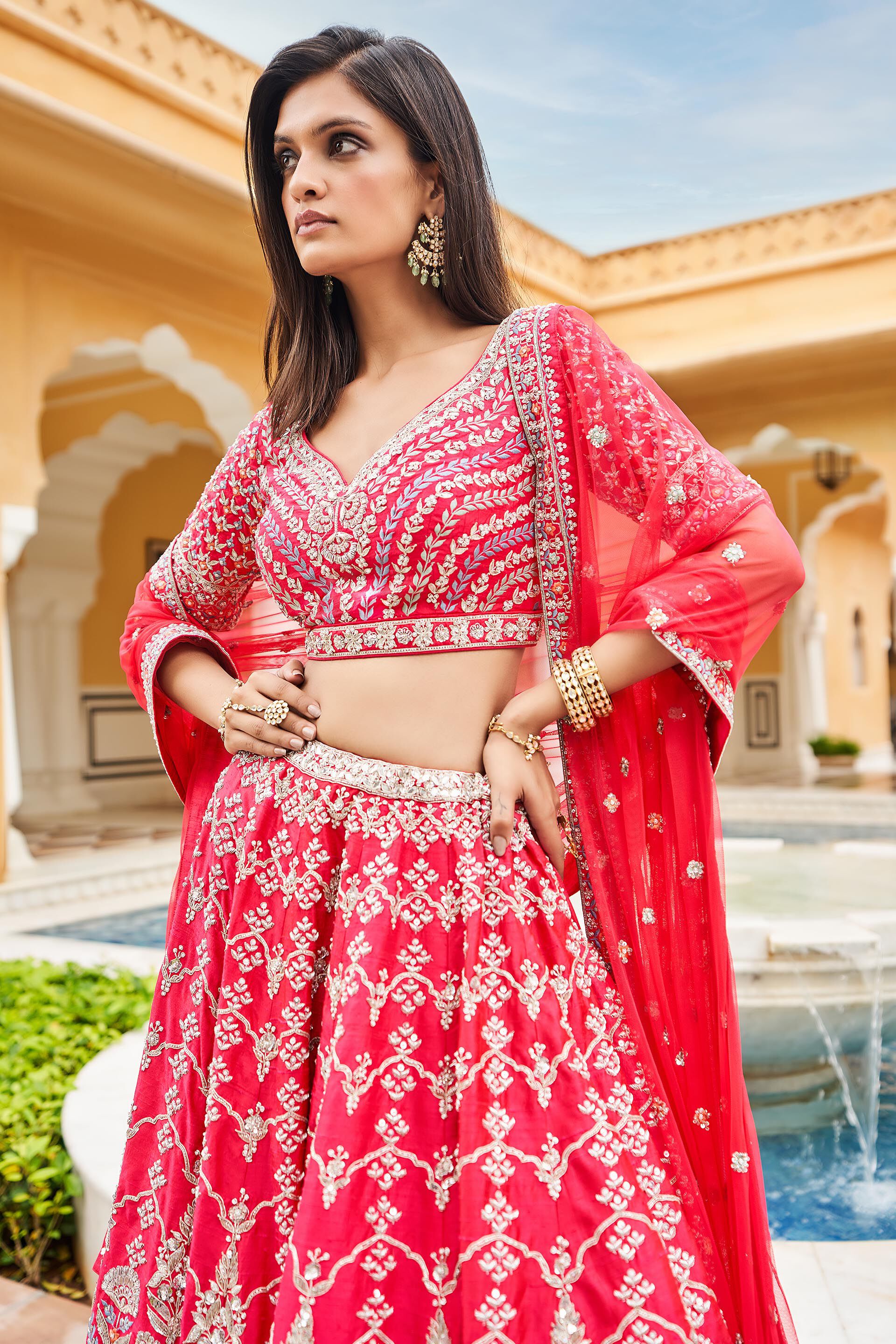 Sara Ali Khan looks like a dream in pastel lehenga set by Anita Dongre |  Hindustan Times