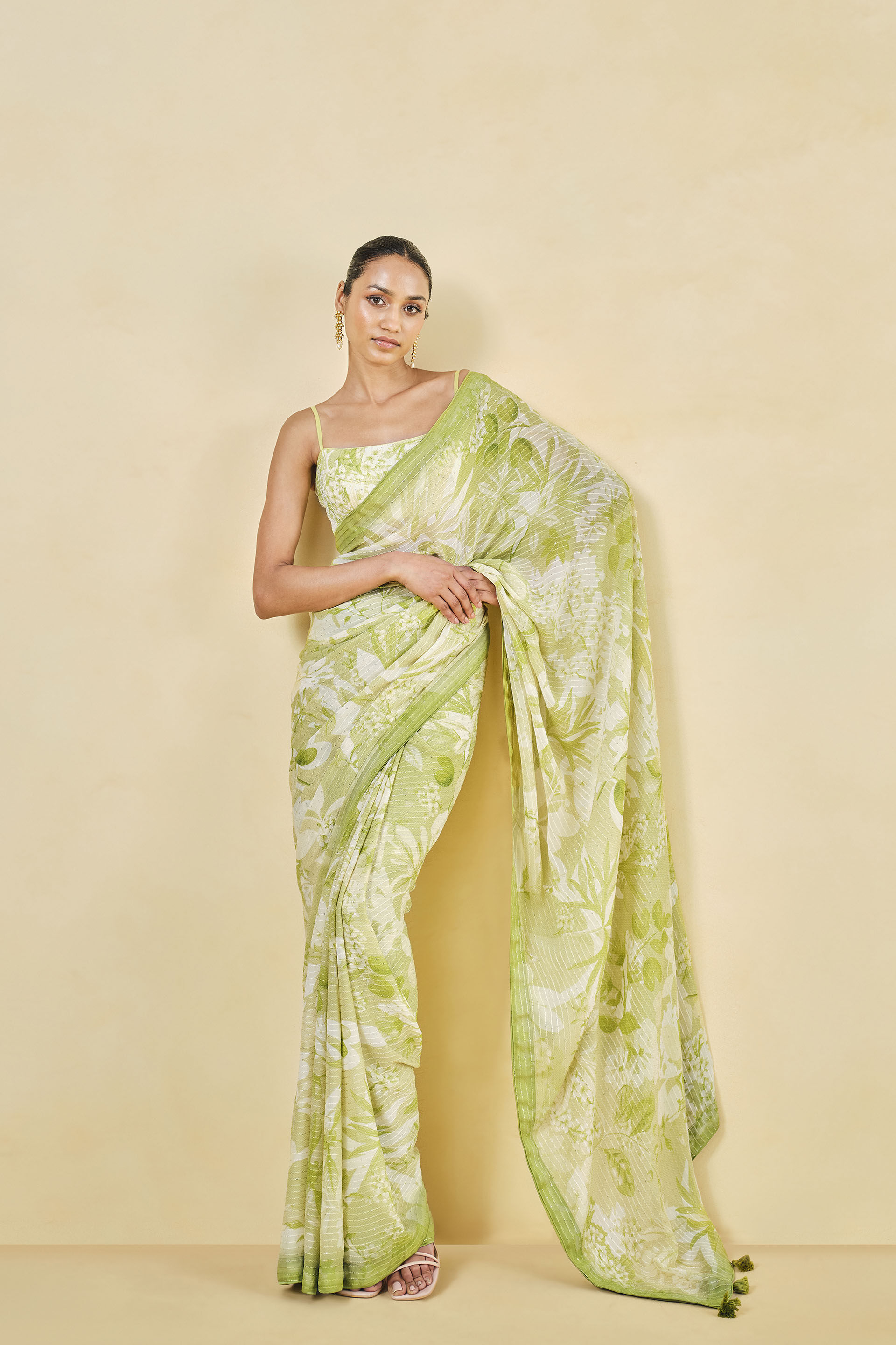 Georgette Collection - Elegant and Flowing Ethnic Dresses – Laxmipati Sarees  | Sale