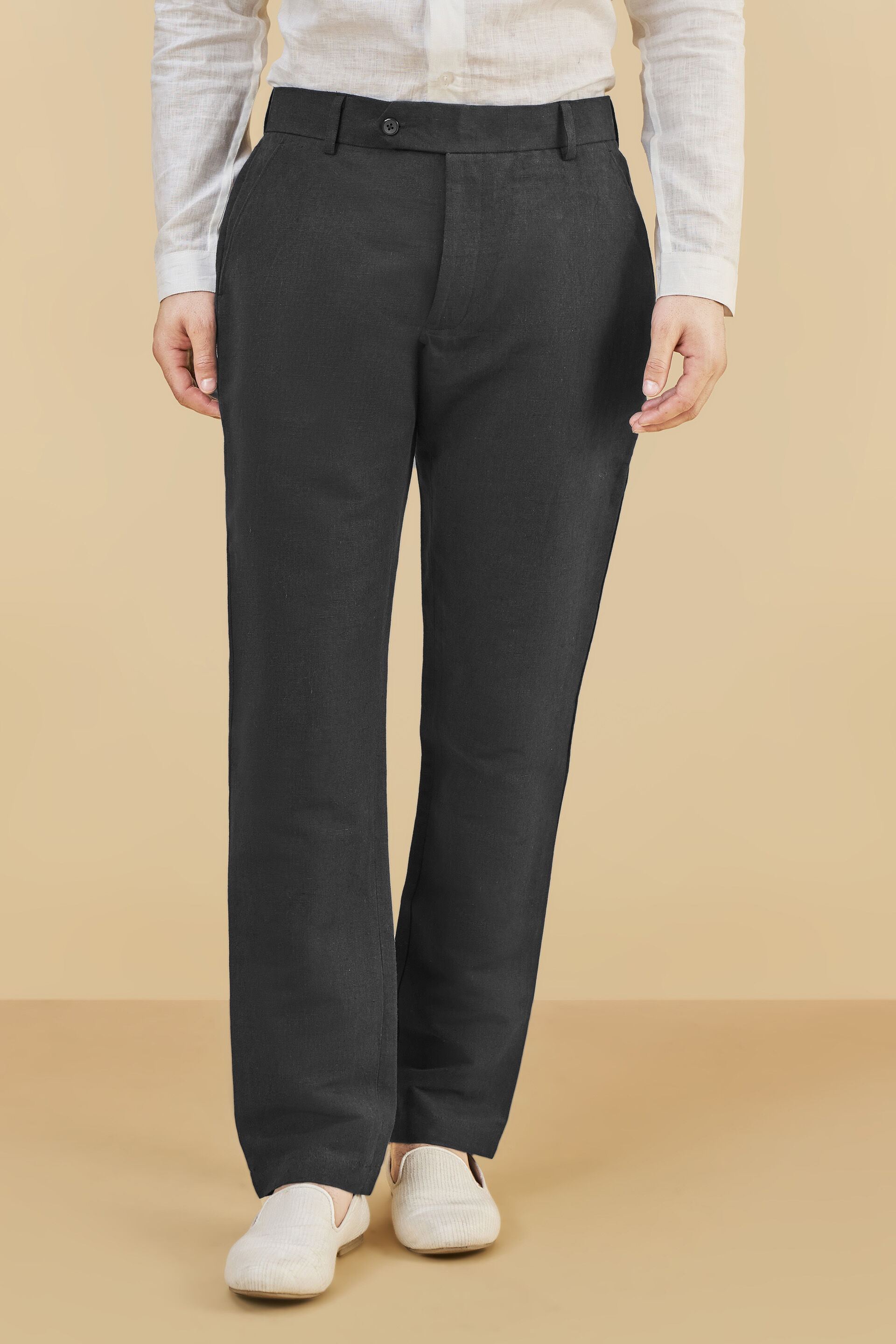 WOOL LINEN TROUSERS - K.KNOLL - 4 colors | Trousers | Germain Tailors
